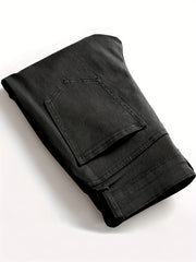 Men's Medium Stretch Jeans Casual Pocket Slim Pants