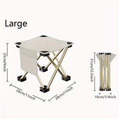 Portable Folding Chair with Storage Bag for Camping Fishing