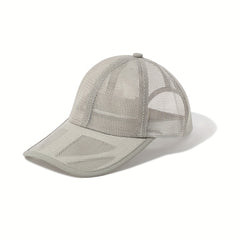 Mesh Hat Hollow Brim Baseball Cap Sun Hat Men's Peaked Cap