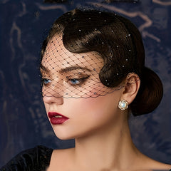 Bridal Veil Mesh Headband Prom Party Wedding Headdress