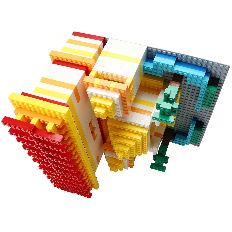 30pcs Mixed 2x2 High Bricks Squares Building Blocks for Kids DIY Puzzle Toy