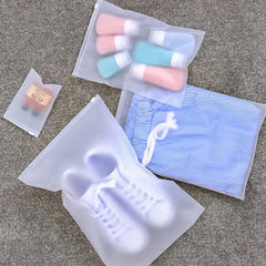 7 Pcs Translucent Storage Pouch Bags for Travel