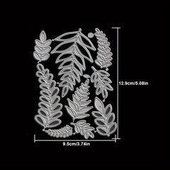 Green Leaves Branch Metal Cutting Dies DIY Scrapbooking Cards