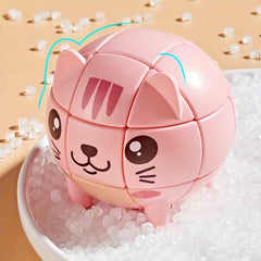 3 Layer Cartoon Animal Rotating Puzzle Toy 3x3 Cube Brain Teaser