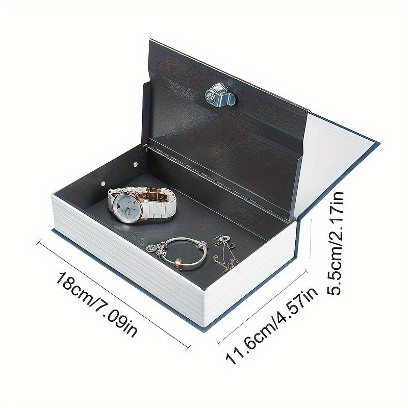 Hollow Book Safe with Secret Compartment Key Lock 59cmD X 68cmW X 29cmH