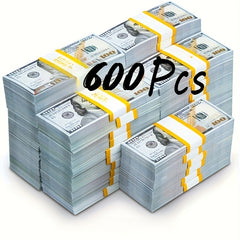600pcs US 100 Movie Prop Money Bills for Film TV Productions Art Decorations
