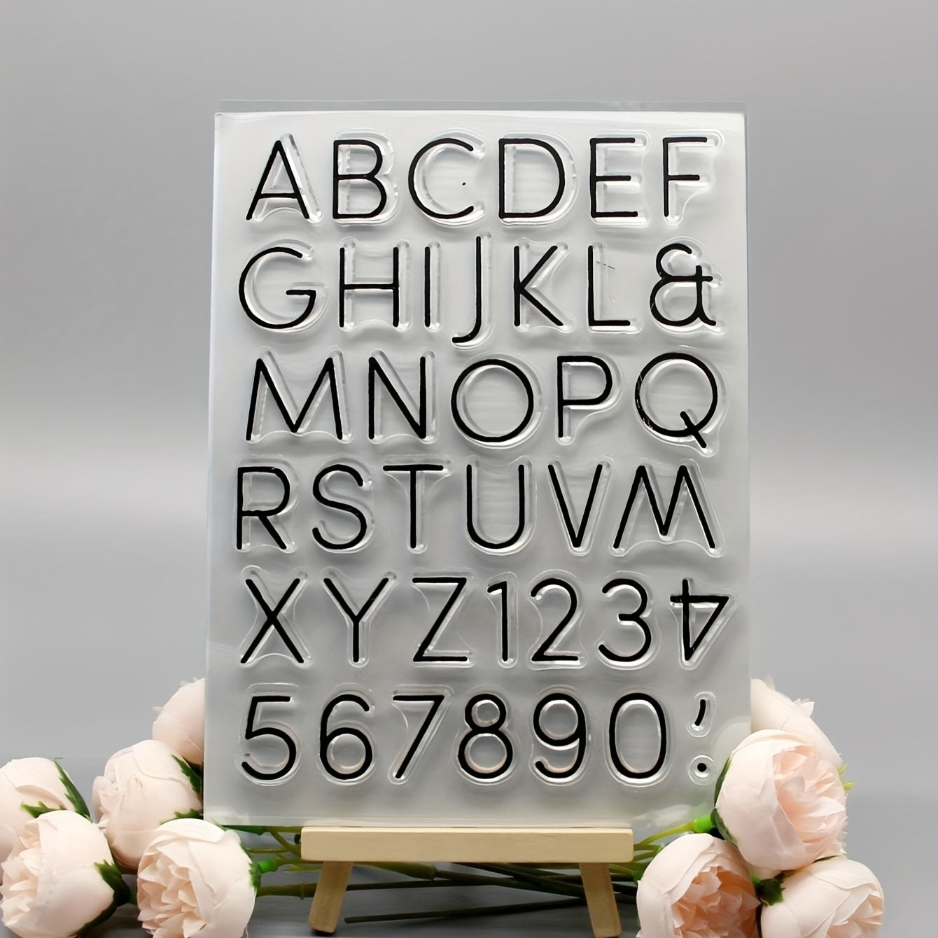 Alphabet Cartoon Stamp for DIY Scrapbooking Card Making