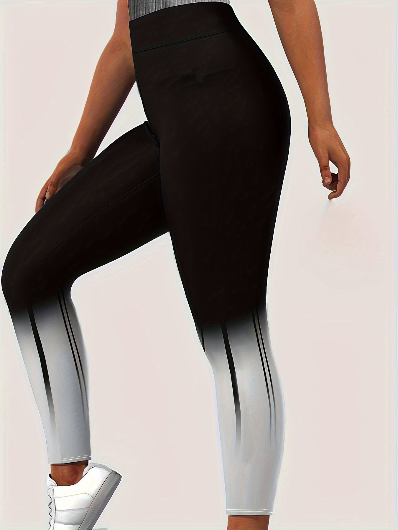 Ombre Print High Rise Leggings