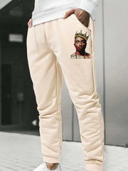 Men's Drawstring Sweatpants Loose Casual Jogger Pants