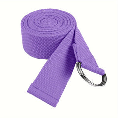 Yoga Stretching Strap With D Rings - Fitness Sports Resistance Rope