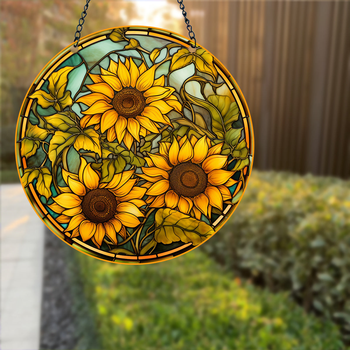 Sumshine Sunflower Window Hanging Suncatcher For Home Decor