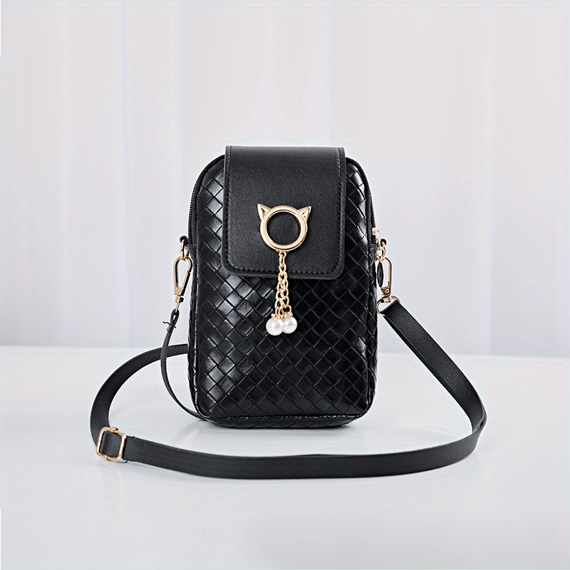 PU Leather Crossbody Bag Women's Storage Bag & Purse