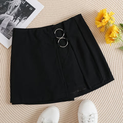 Ring Linked Skorts High Waist Comfy Shorts