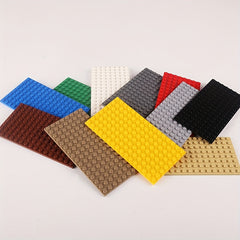 5 Pack Small Particle Building Blocks Base Plate 8x16 Hole Set