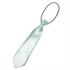 Kids Solid Color Short Tie Elastic Strap for Boys and Girls