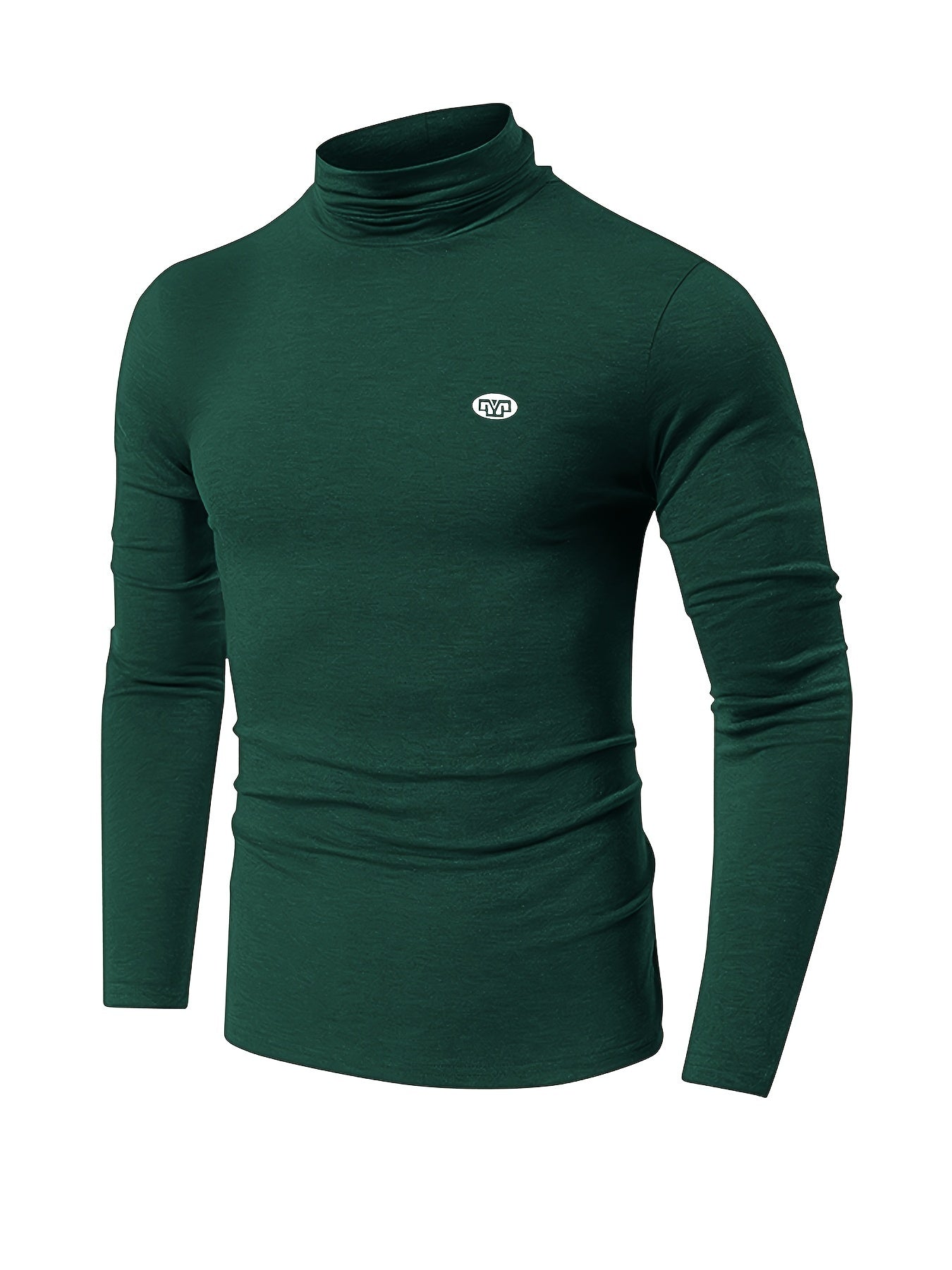 Men's Casual Sports Turtleneck Fleece Top
