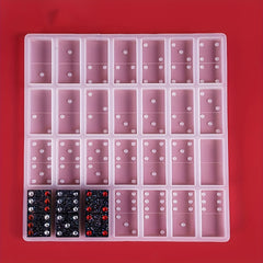Silicone Dominoes Game Toy Making Mold Epoxy Resin Casting Mold Craft DIY Mould