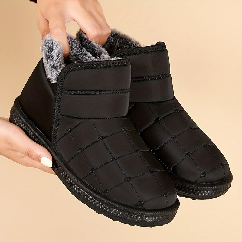 Women's Waterproof Snow Shoes Comfortable Winter Ankle Shoes