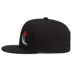 Men's Hand Grip Rose Baseball Cap Hip Hop Cap