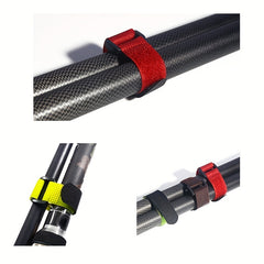 8pcs Fishing Rod Tie Holder Strap with Hook Loop Cord Keep Gear Secure