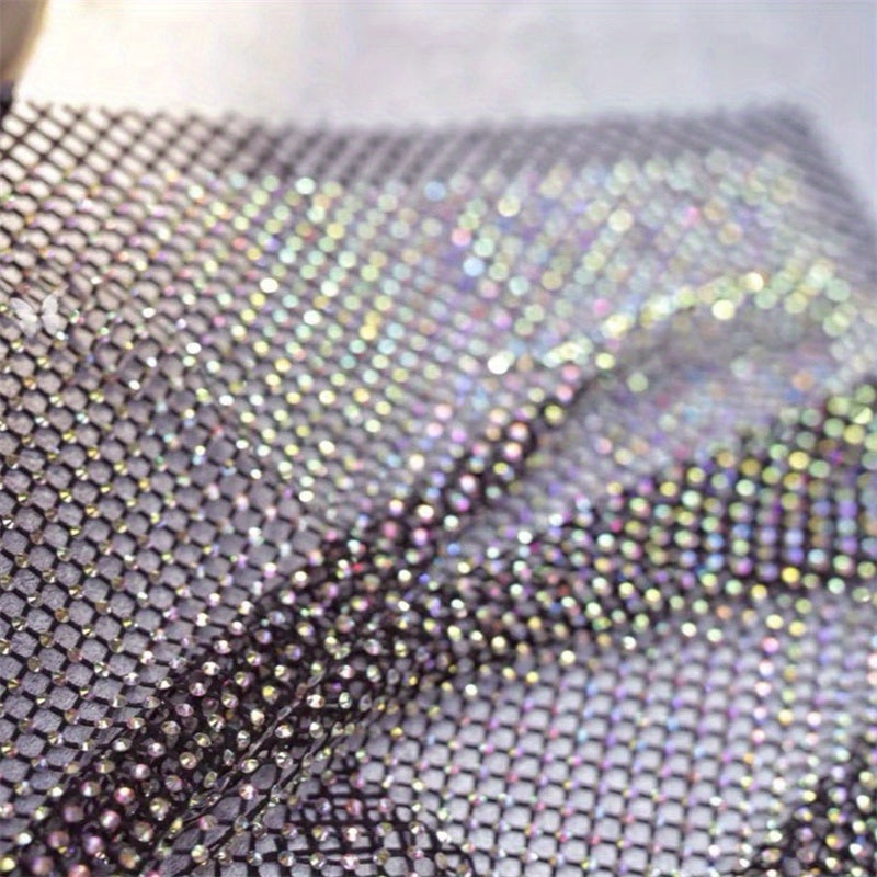 1pc Shine Stretch Fabric DIY Clothes AB Drill Cloth