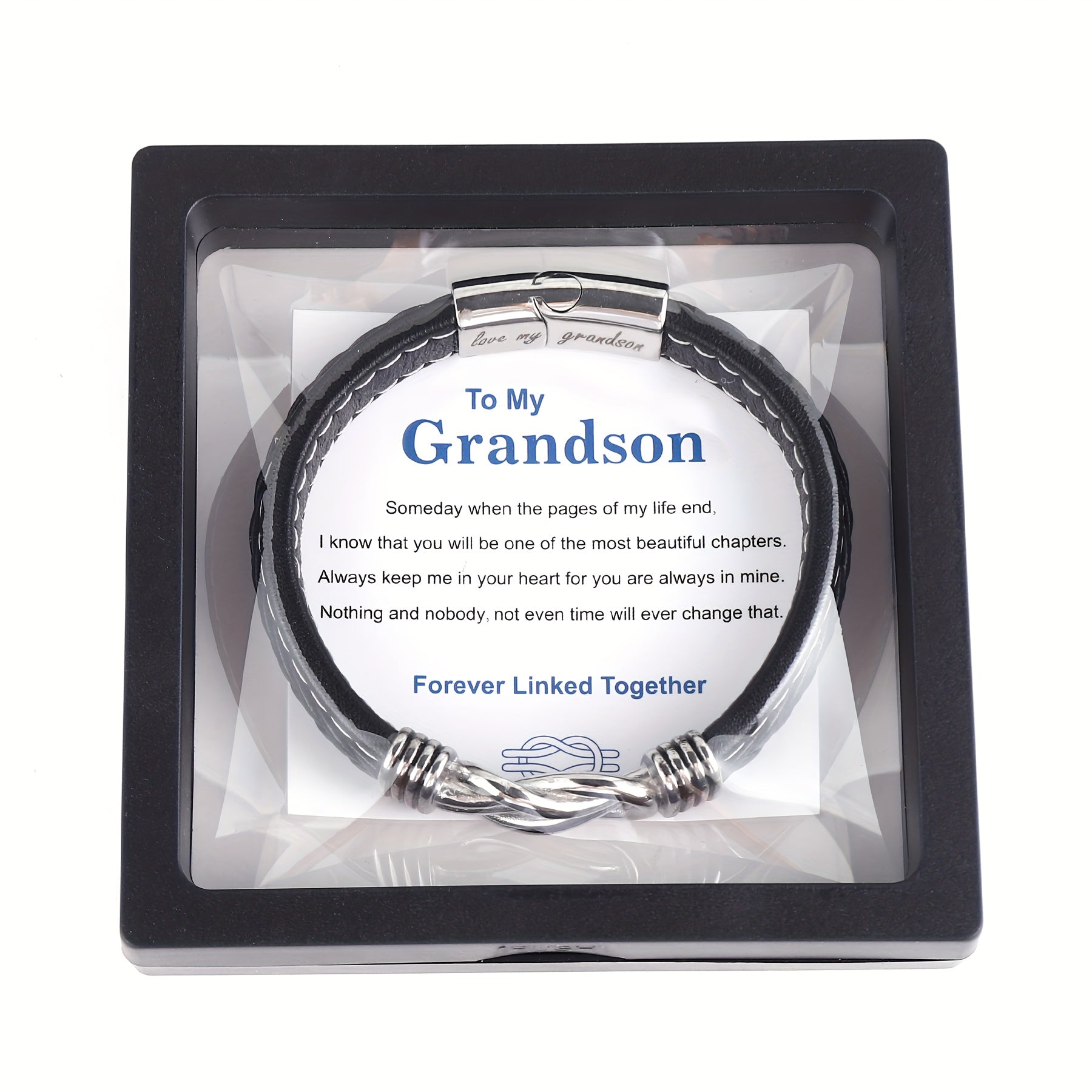 Mother Son Forever Linked Bracelet Graduation Gift