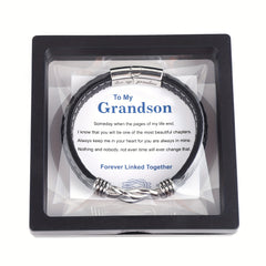 Mother Son Forever Linked Bracelet Graduation Gift