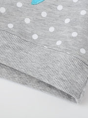 Girls Unicorn Crew Neck Sweatshirts for Sports Casual Outfit