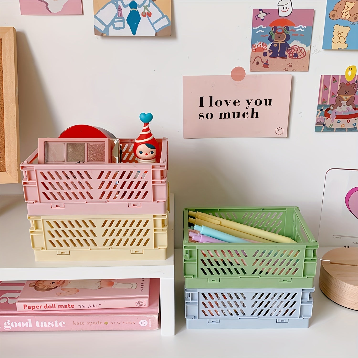 Cosmetics Storage Baskets and Boxes for Organization