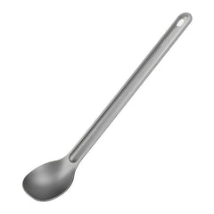 HWZBBEN Titanium Long Handle Fork & Spoon Set for Camping