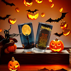Halloween Printed Stainless Steel Water Cup 20oz