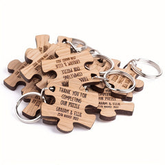 Custom Pet Memorial Wooden Keychain - Remembering Your Beloved Puppy