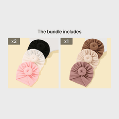 Cute 3-Piece Baby Hat Set for Every Occasion