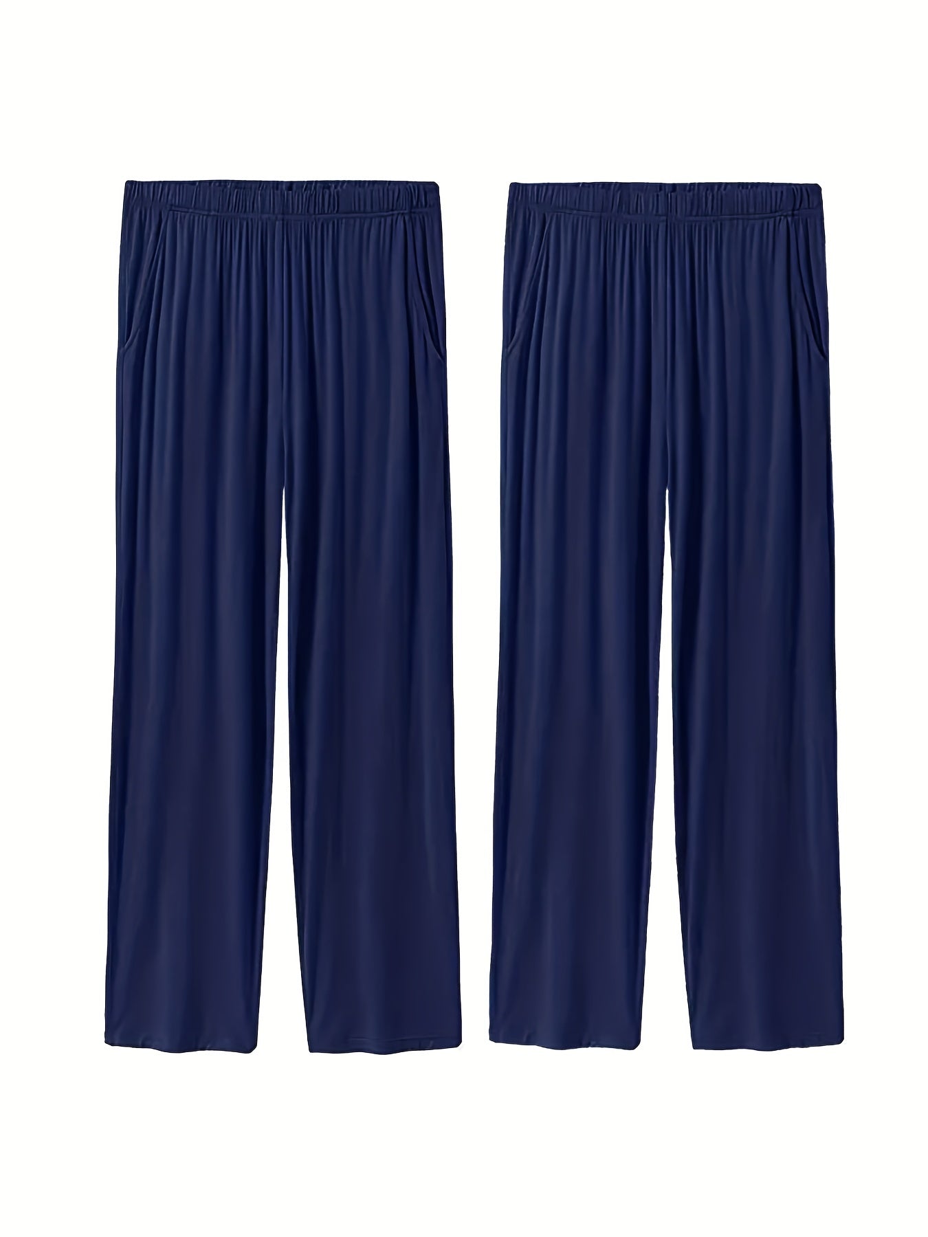 Wide Leg Casual Sports Pants With Pocket Comfortable Stretchy Casual Running Pan