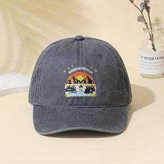 Distressed Cotton Dad Hat Vintage Washed Baseball Cap