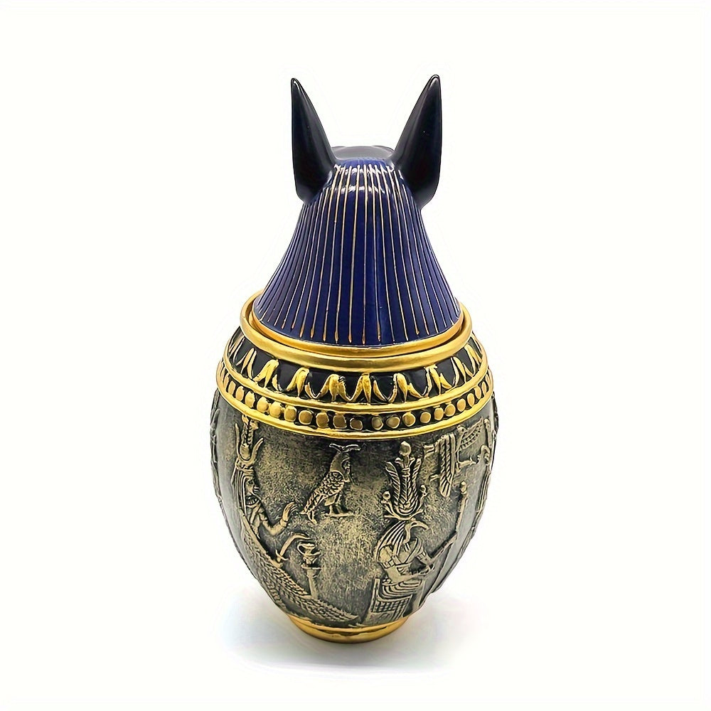 Egyptian Pet Urn Dog Ashes Container Memorial Cremation Urns Cats Ashes Keepsake