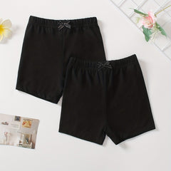 Girls' 2 Packs Basic Cartwheel Shorts, Thin & Comfy Fit