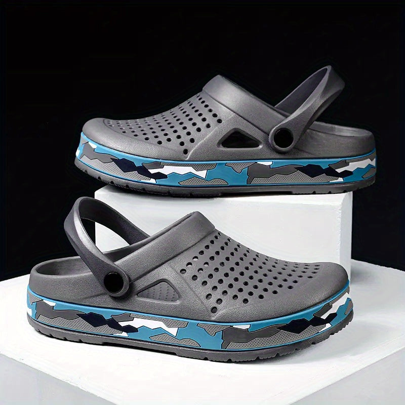 Men's Clogs Closed Toe Sandals Soft Sole Walking Shoes
