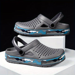 Men's Clogs Closed Toe Sandals Soft Sole Walking Shoes