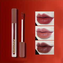 Pink Satin Lip Glaze Velvet Matte Brightening Lipstick