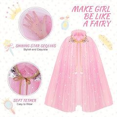 Rainbow Princess Dress Costume Party Cosplay Dress Up Supplies