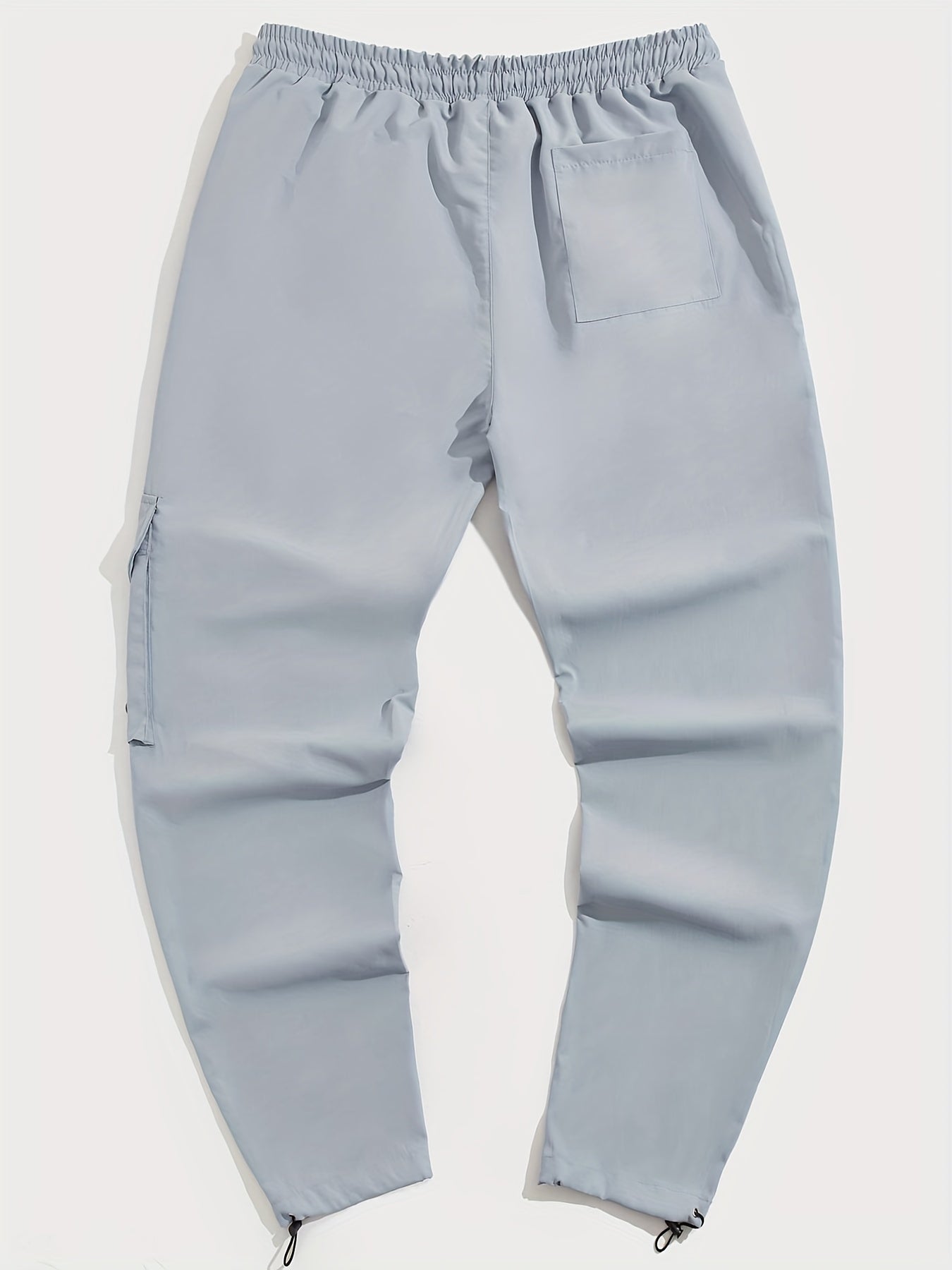 Men's Flap Pocket Trousers Loose Casual Outdoor Pants