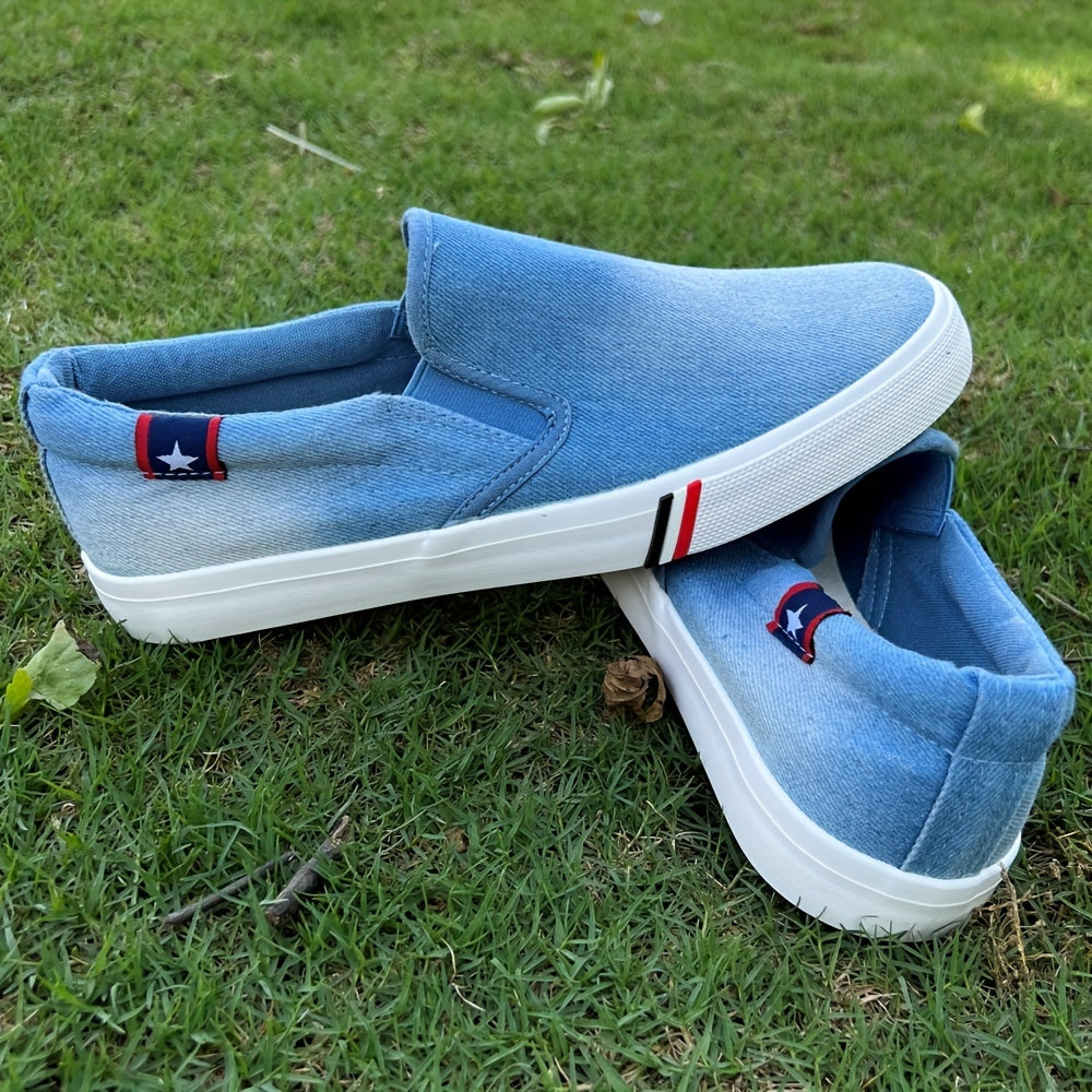 Men's Casual Denim Canvas Shoes for Summer and Autumn