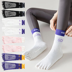 Women's Non-slip Split Toe Socks for Yoga Pilates Fitness