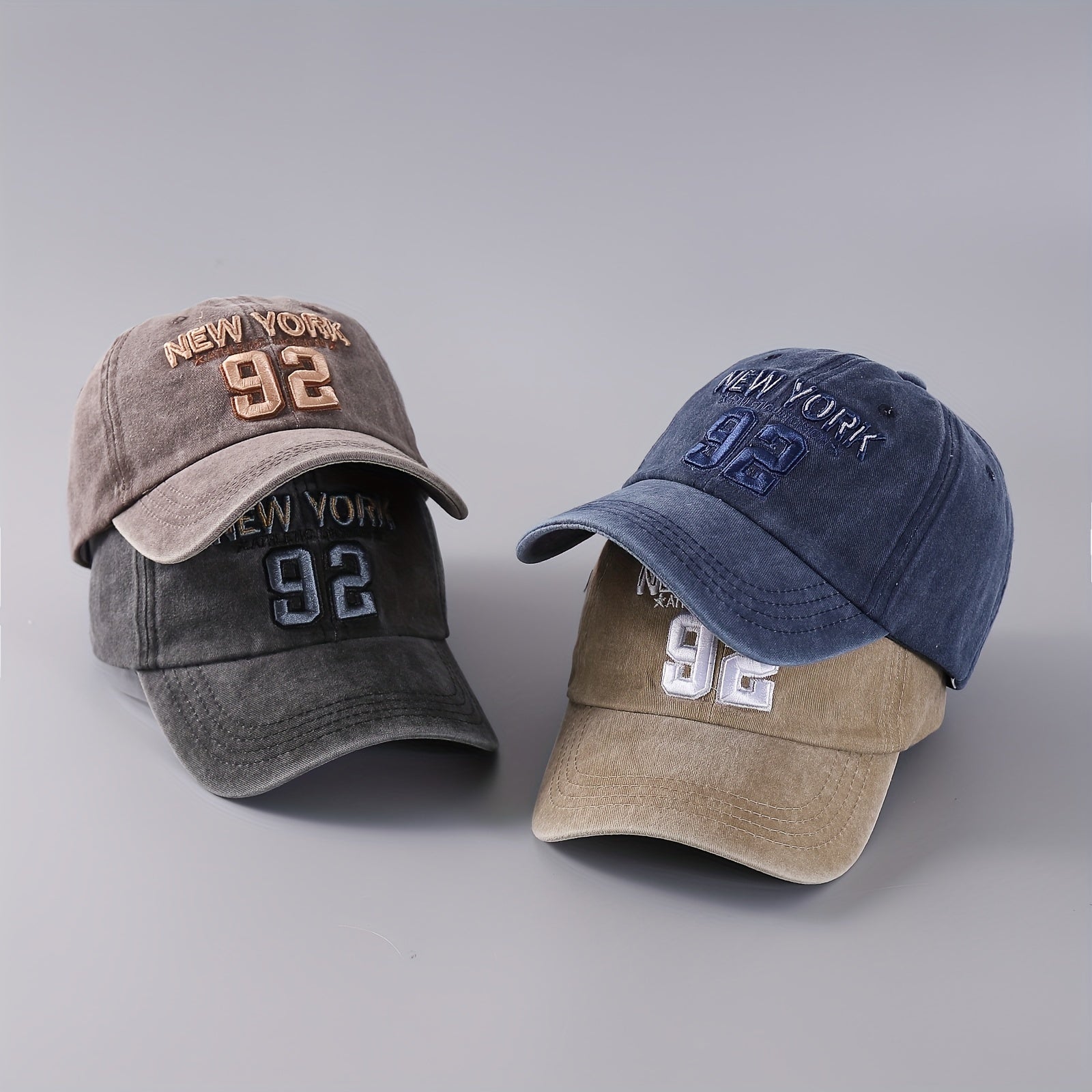Men's Outdoor Baseball Cap Embroidered Letter Sport Peaked Hat