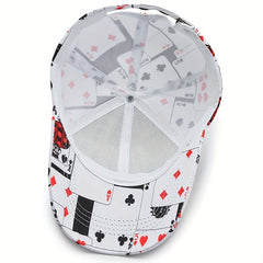 Boy's Playing Card Baseball Hat Cap Trucker Hat Hip Hop Baseball Cap