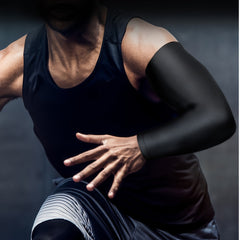 Peabownn Sports Compression Arm Sleeves, UV Protection & Anti Slip Arm Sleeves