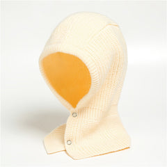 Knitted Balaclava Hat Ski Mask Winter Halter Hooded Pullover Hat Scarf