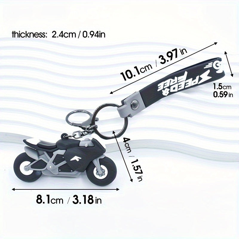 Motorcycle Model Keychain Pendant for Car Keys Backpacks Wallets