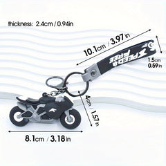 Motorcycle Model Keychain Pendant for Car Keys Backpacks Wallets